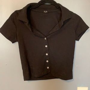 John Galt crop top polo